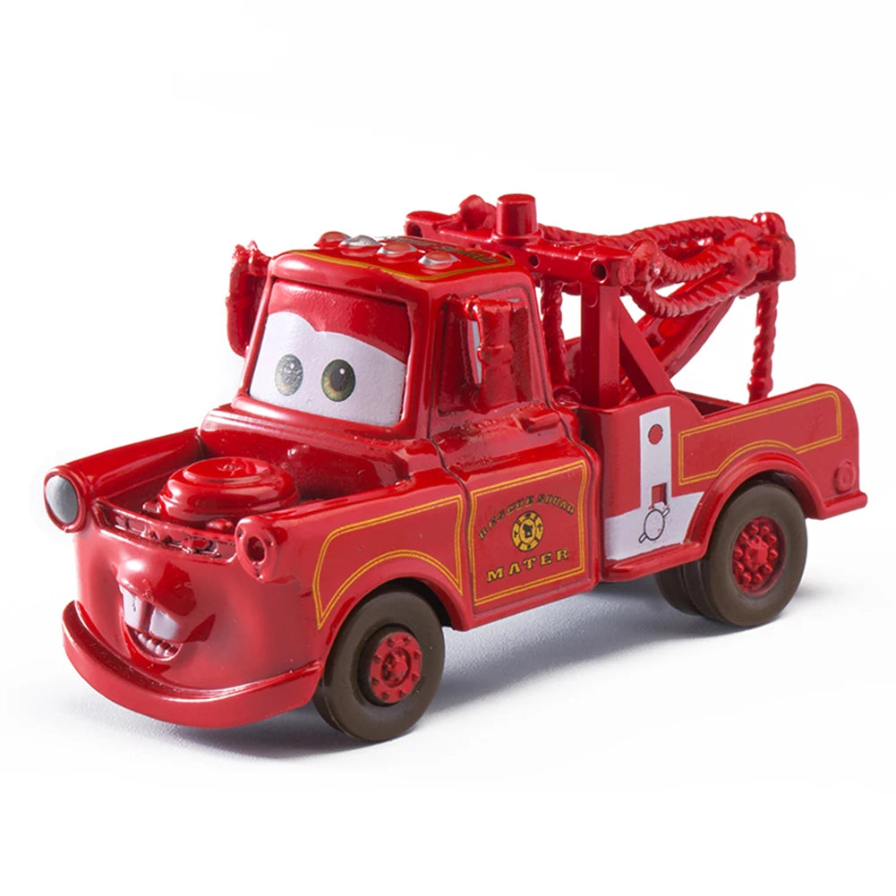 Cars Disney Pixar Cars Lightning McQueen 1:55 Alloy Metal Model Car Toy Mater Sheriff Metal Toys Vehicles Boy Children Gifts