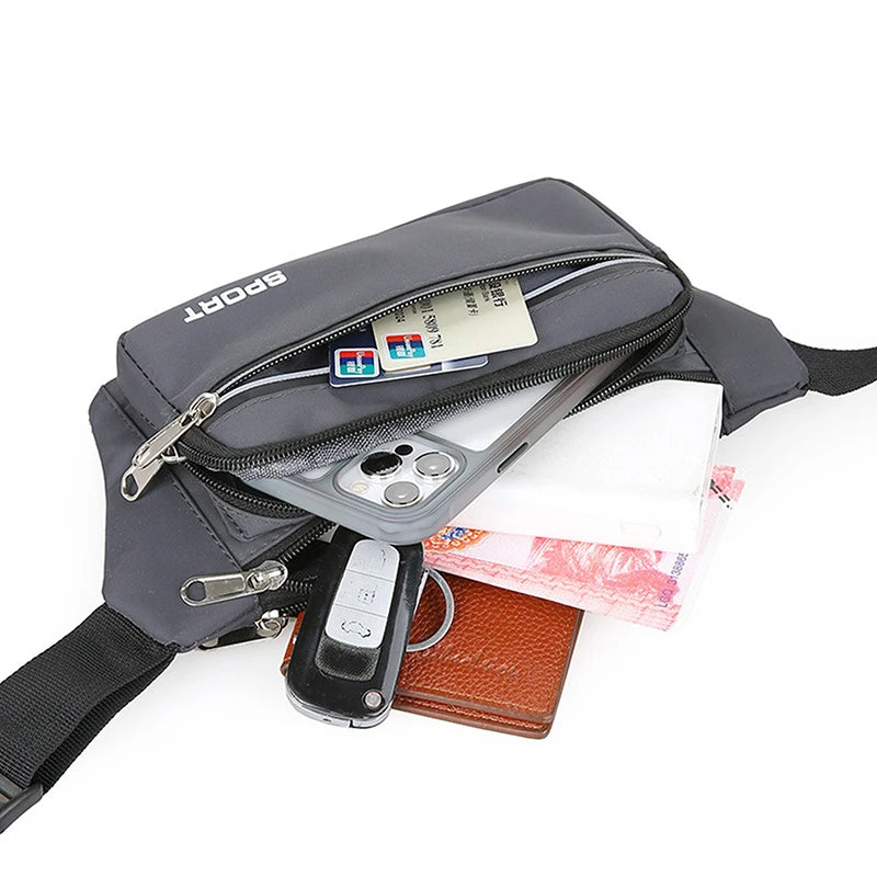 Fashion Men Women Waist Bag Casual Fanny Pack Purse Large Phone Belt Bag Pouch Outdoor Travel Phone Bag Banana Hip Bags