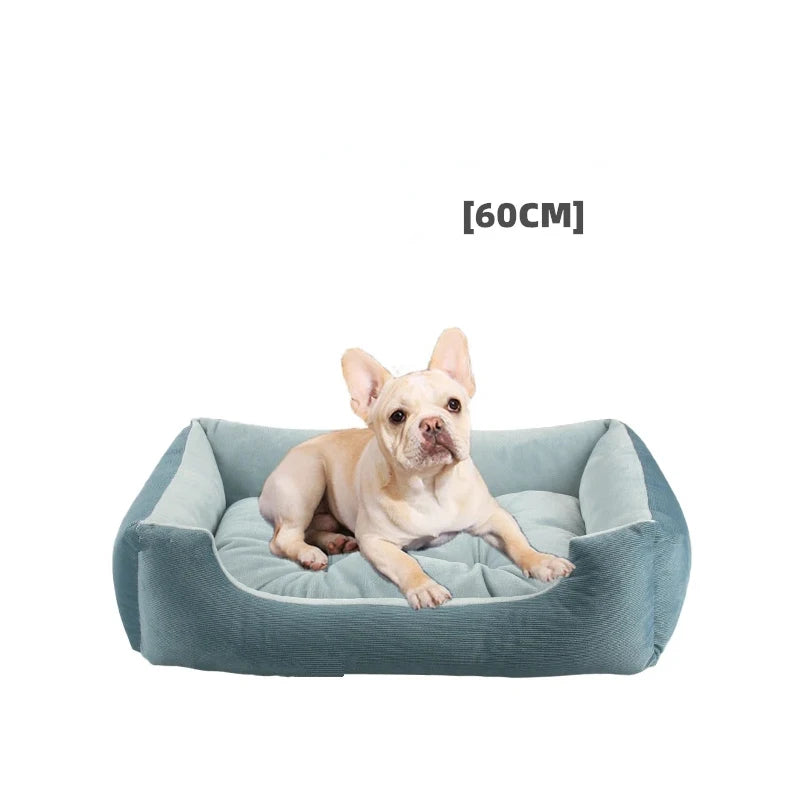 Medium Small Dog Sofa Bed Cushion Bed for Dog Cat Pet Square Plush Kennel Pet Calming Dog Bed House Pet Supplies Accessories