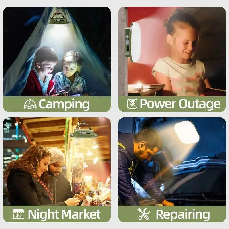 Rechargeable Camping LightExpress Global Mart  Introducing the Rechargeable Camping Light, the ultimate portable lantern designed to meet all your outdoor and emergency lighting needs. Combining advanced technoloRechargeable Camping LightDSers