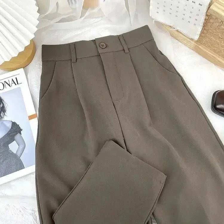 High Waist Women'Express Global Mart  Elevate Your Style with Our High Waist Women's Trousers!
Step into sophistication and comfort with our High Waist Women's Trousers, designed to complement your timelHigh Waist Women's TrousersDSers