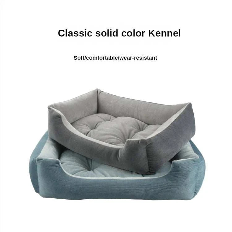 Dog Cat Pet Square Plush Kennel Pet Calming Dog Bed House Pet Supplies AccessoriesExpress Global Mart  SPECIFICATIONSBrand Name: NoEnName_NullItem Type: Beds &amp; SofasMaterial: 100% CottonWash Style: Hand WashOrigin: Mainland ChinaCN: ZhejiangPattern: SolidType: DogMedium Small Dog Sofa Bed Cushion Bed for Dog Cat Pet Square Plush KenExpress Global Mart 