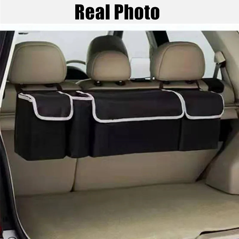 Car Trunk Organizer Backseat Storage Bag High Capacity Multi-use Oxford Car Seat Back Organizers Automobile Interior