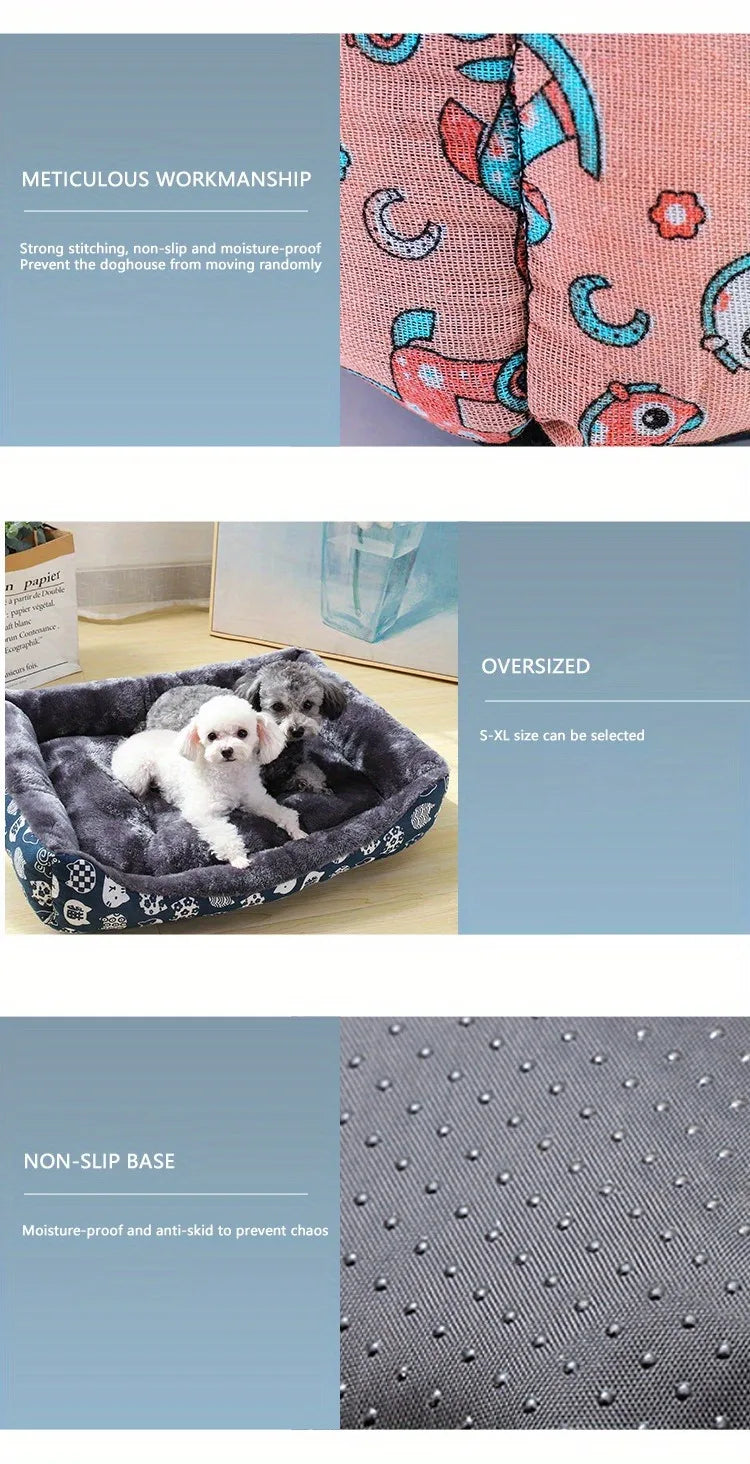 Pet Dog Bed Sofa Mats Pet Products Coussin Chien Animals Accessories Dogs Basket Supplies For Large Medium Small House Cat Bed