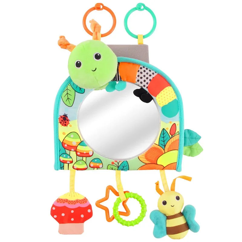 Baby Car Mirror Safety Car Seat Mirror Rear Facing Car Seat Mirror Wide Crystal Clear View Shatterproof Automobile Kids Monitor