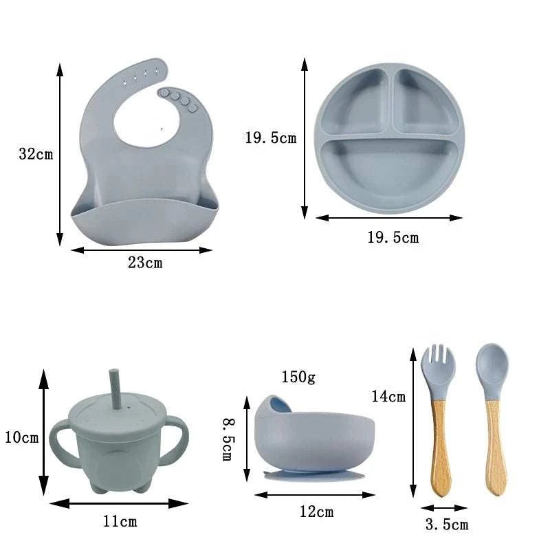 Tableware SetExpress Global Mart  Elevate Mealtime with Our Children's Tableware Set!
Make mealtime fun and hassle-free with our premium Children's Tableware Set. Crafted from FDA food-grade siliconeChildren's Tableware SetDSers