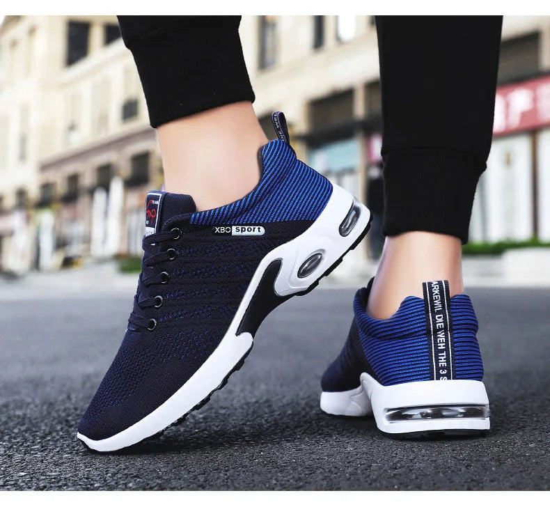 Shoes men 2024 new trend men's shoes breathable lace-up running shoes Korean version light casual sports shoes