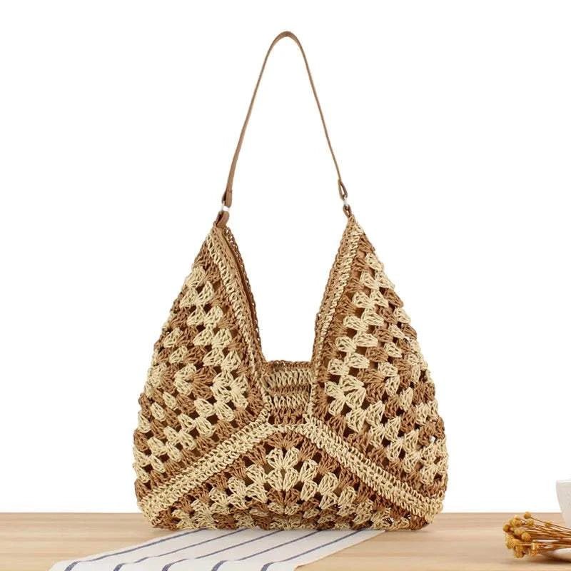 Straw Weave Beach BagExpress Global Mart  Product Description
Introducing the Straw Weave Beach Bag, the perfect accessory for your summer adventures. This stylish tote bag combines elegance and functionalitStraw Weave Beach BagDSers