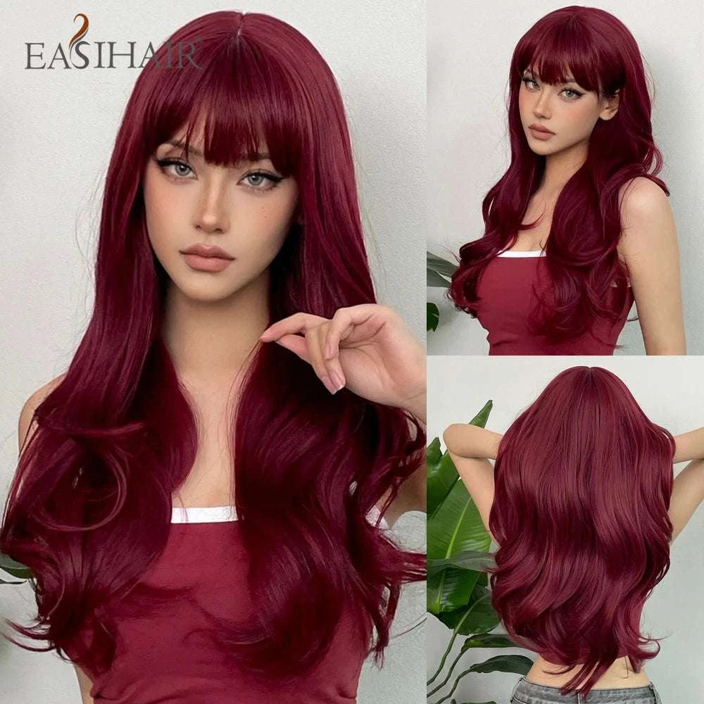 Long Red Wine Straight WigExpress Global Mart  Transform Your Look with the Long Red Wine Straight Wig
Unleash your inner diva with the Long Red Wine Straight Wig, designed for women who love to make a statement.Long Red Wine Straight WigDSers