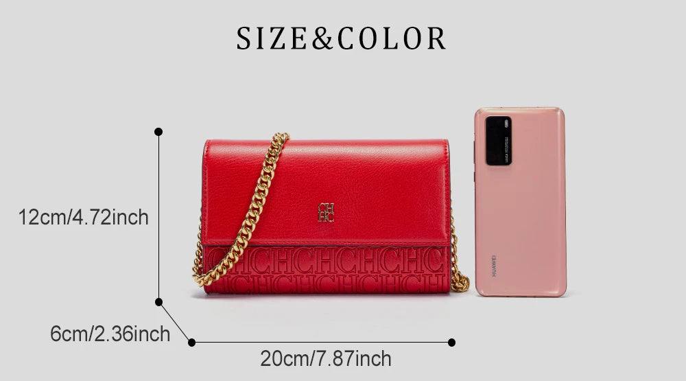 CH Ladies Chain Bag Exquisite Craftsmanship Light Luxury Design New 2024 Chain Bag Letter Element Women's Crossbody Bag