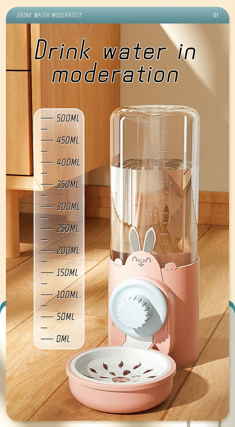 HOOPET Automatic Pet Bowls Cage Hanging Feeder Dog Water Bottle Food Container Dispenser Bowl for Puppy Cats Pet Feeding Product