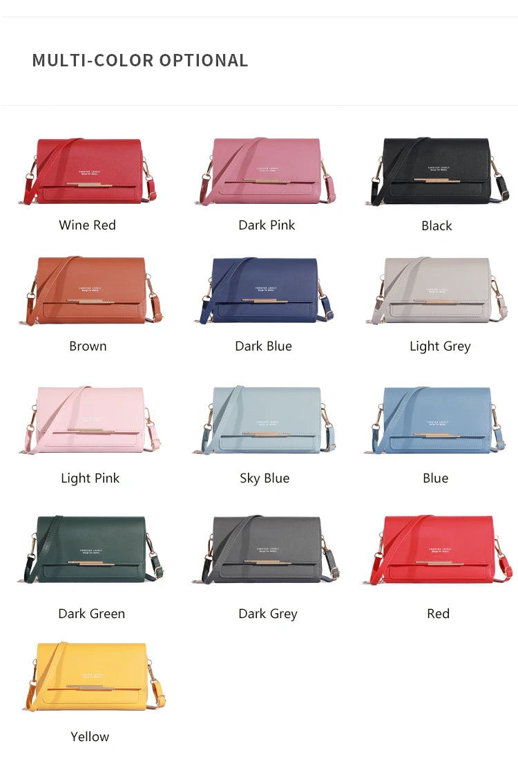 Women's Wallet Korean Handbag Multi Card Large Capacity Casual Shoulder Bag Mobile Phone Packet Fashion New Style