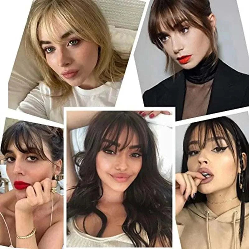 Clip-Express Global Mart  Transform Your Look Instantly with Clip-In Bangs
Elevate your style with our Clip-In Bangs, the perfect accessory for a quick and effortless transformation. Whether Clip-in BangsDSers