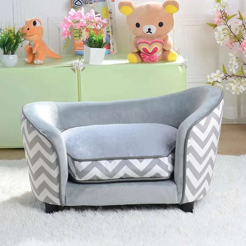 Hot Sale Luxury Pet Soft Bed Comfortable Pet Furniture Cat Dog Sofa Beds Pet Bed