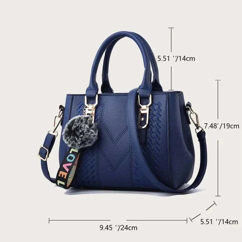 Embroidery Leather HandbagExpress Global Mart  Product Description
Introducing the Embroidery Leather Handbag, a perfect blend of elegance and practicality. This stylish satchel is designed for the modern woman wEmbroidery Leather HandbagDSers