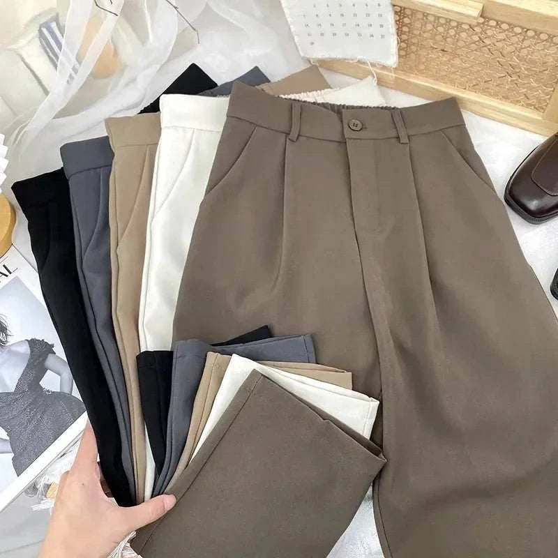 High Waist Women'Express Global Mart  Elevate Your Style with Our High Waist Women's Trousers!
Step into sophistication and comfort with our High Waist Women's Trousers, designed to complement your timelHigh Waist Women's TrousersDSers