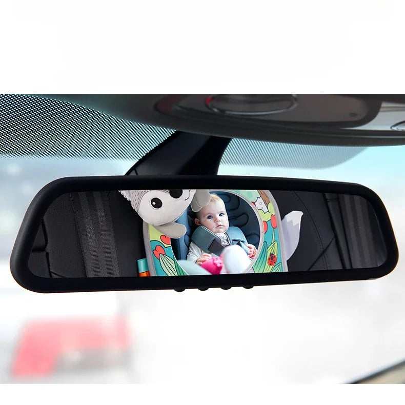 Baby Car Mirror Safety Car Seat Mirror Rear Facing Car Seat Mirror Wide Crystal Clear View Shatterproof Automobile Kids Monitor