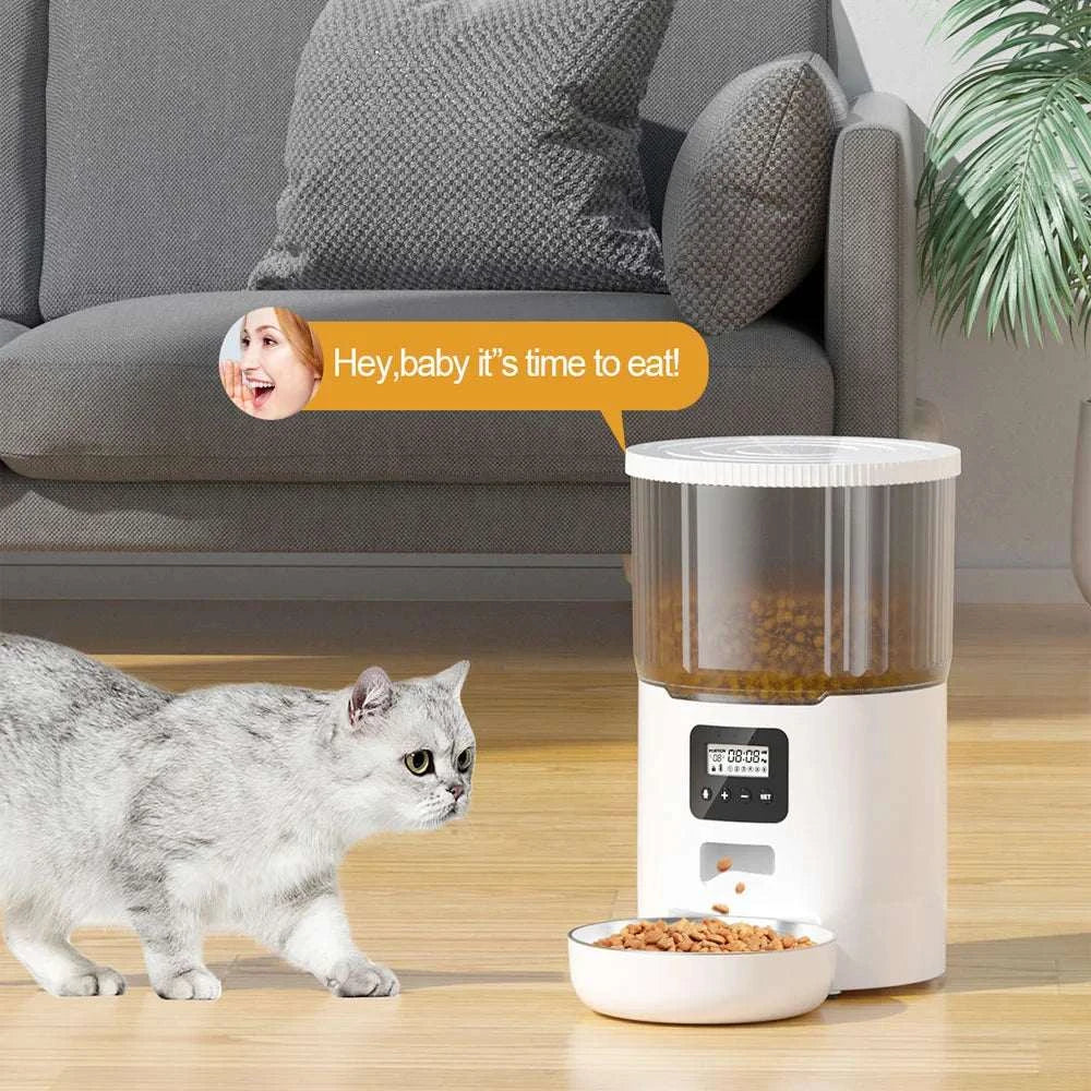 Automatic Pet FeederExpress Global Mart  Keep Your Pets Happy and Healthy with the Automatic Pet Feeder
Ensure your furry friends are always well-fed and happy with the New 4L Automatic Pet Feeder. DesignedAutomatic Pet FeederDSers