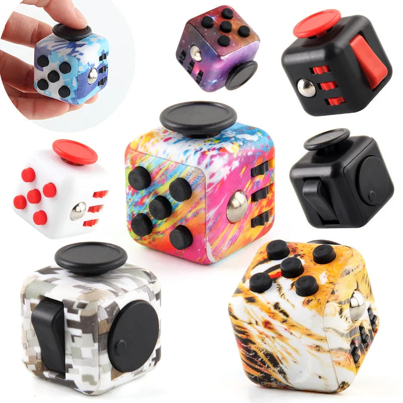 Fidget Anti Stress Relief Toys Decompression Dice Game for Adult Children Interesting  Antistress Funny Gift Finger Movement Toy