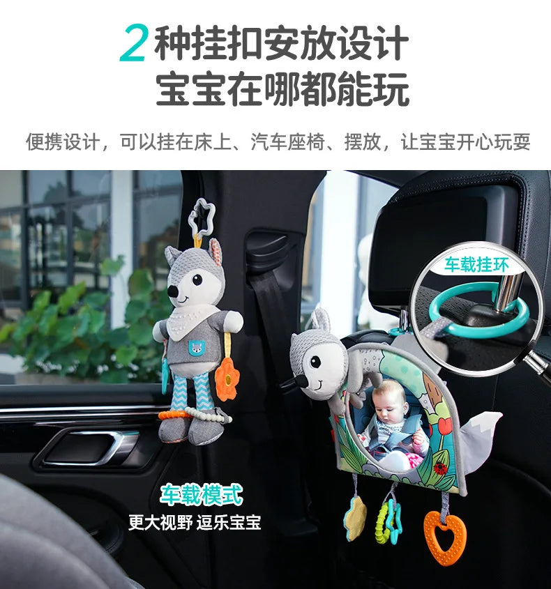 Baby Car Mirror Safety Car Seat Mirror Rear Facing Car Seat Mirror Wide Crystal Clear View Shatterproof Automobile Kids Monitor