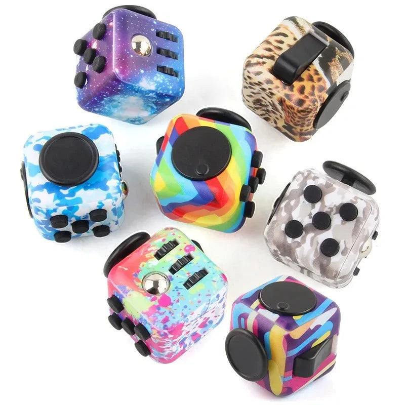 Fidget Anti Stress Relief Toys Decompression Dice Game for Adult Children Interesting  Antistress Funny Gift Finger Movement Toy