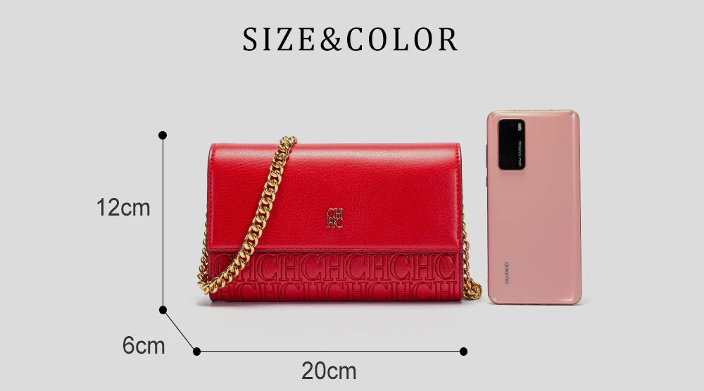 CH Ladies Chain Bag Exquisite Craftsmanship Light Luxury Design New 2024 Chain Bag Letter Element Women's Crossbody Bag