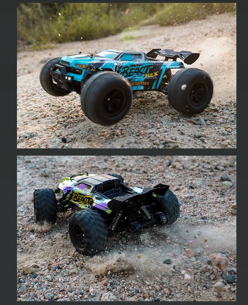 ZLL SG116 MAX 1:16 High Speed Drift Racing 80KM/H Brushless Motor 4WD RC Off Road Car Monster Trucks Toys for For Kids Gifts