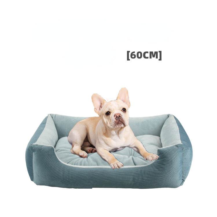 Dog Cat Pet Square Plush Kennel Pet Calming Dog Bed House Pet Supplies AccessoriesExpress Global Mart  SPECIFICATIONSBrand Name: NoEnName_NullItem Type: Beds &amp; SofasMaterial: 100% CottonWash Style: Hand WashOrigin: Mainland ChinaCN: ZhejiangPattern: SolidType: DogMedium Small Dog Sofa Bed Cushion Bed for Dog Cat Pet Square Plush KenExpress Global Mart 