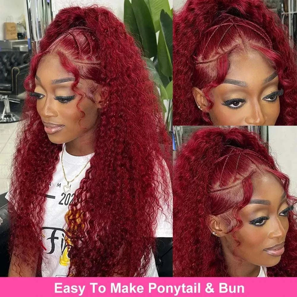 Deep Wave Burgundy WigExpress Global Mart  Transform Your Look with Our Deep Wave Burgundy Wig
Step into the world of vibrant elegance with our Deep Wave Burgundy Wig. Designed for those who dare to be bold, Deep Wave Burgundy WigDSers