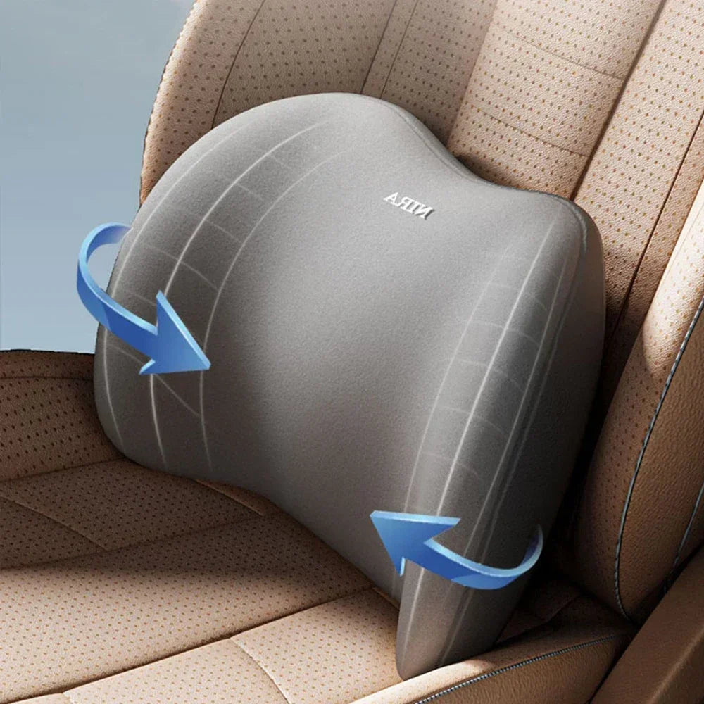 Universal Car Headrest Lumbar Memory Foam Cervical Lumbar Support Car Headrest Backrest Pillow Office Car Interior Accessories