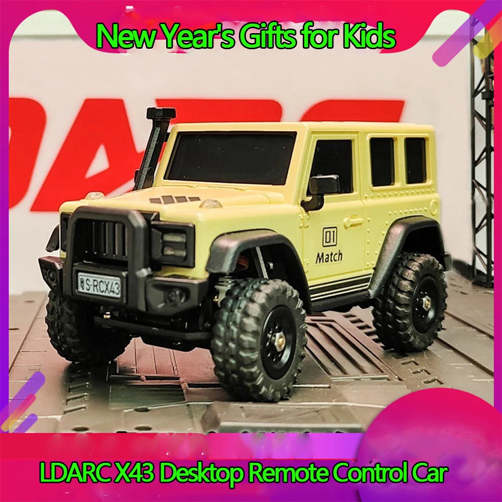 LDARC X43 RTR/BNR 1/43 Crawler RC Car full Time 4WD Remote control Mini Climbing Vehicle Toy desktop off Roader