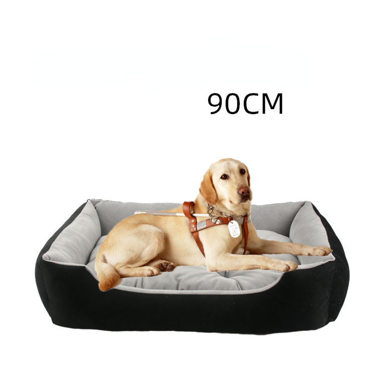 Dog Cat Pet Square Plush Kennel Pet Calming Dog Bed House Pet Supplies AccessoriesExpress Global Mart  SPECIFICATIONSBrand Name: NoEnName_NullItem Type: Beds &amp; SofasMaterial: 100% CottonWash Style: Hand WashOrigin: Mainland ChinaCN: ZhejiangPattern: SolidType: DogMedium Small Dog Sofa Bed Cushion Bed for Dog Cat Pet Square Plush KenExpress Global Mart 