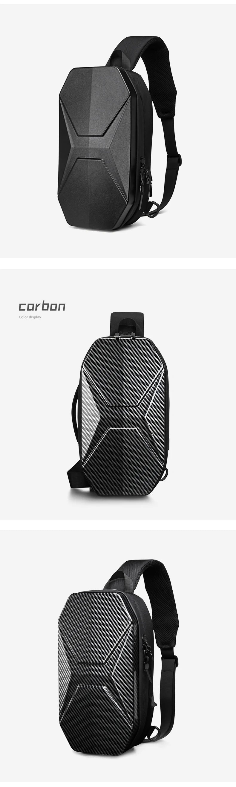 OZUKO 2024 Anti Theft Men Chest Bag Brand Fashion Cross Body Shoulder Bag Transverse Party Sling Bag Tactical Chest Bag for Men