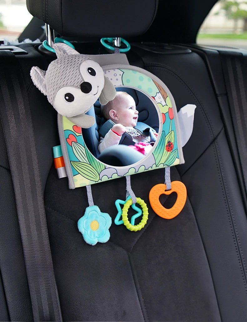 Baby Car Mirror Safety Car Seat Mirror Rear Facing Car Seat Mirror Wide Crystal Clear View Shatterproof Automobile Kids Monitor