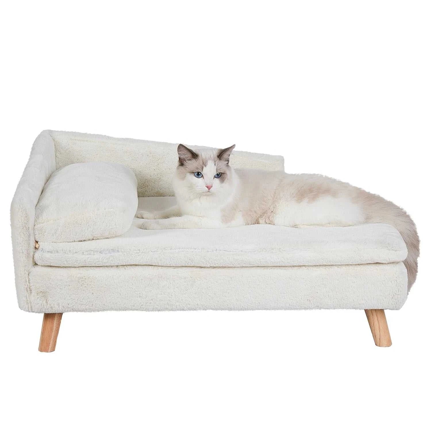 US Super Soft Pet Bed Sofa Cover, Luxury Pillow, Lounge Chair, Zipper Cover