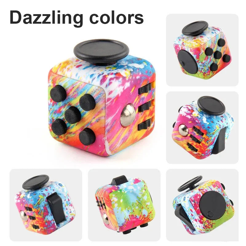 Fidget Anti Stress Relief Toys Decompression Dice Game for Adult Children Interesting  Antistress Funny Gift Finger Movement Toy