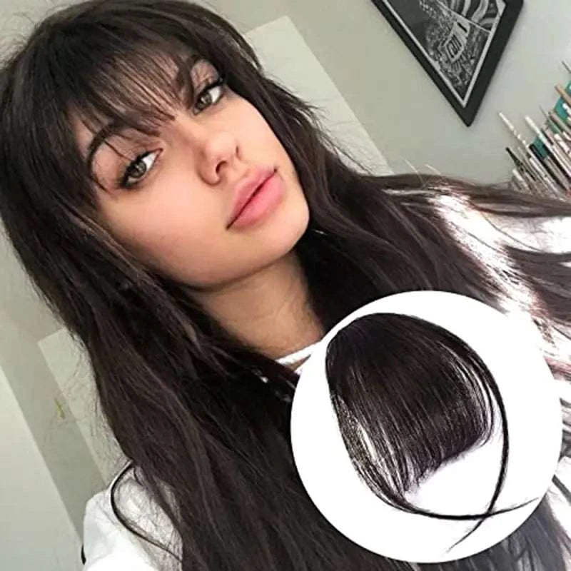 Clip-Express Global Mart  Transform Your Look Instantly with Clip-In Bangs
Elevate your style with our Clip-In Bangs, the perfect accessory for a quick and effortless transformation. Whether Clip-in BangsDSers