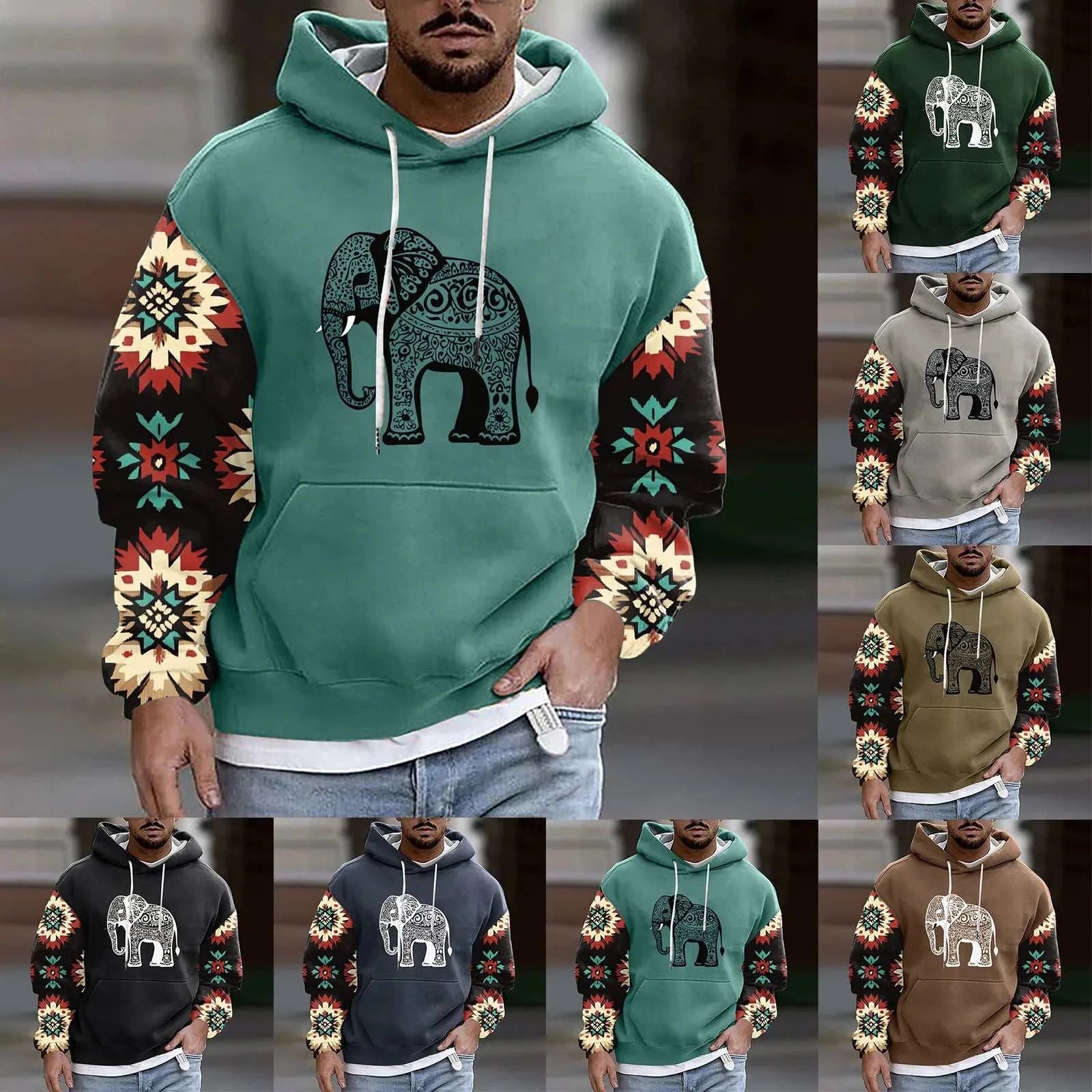 Autumn Winter Hoodies American Retro Patchwork 3d Printed Hooded Sweatshirt Big Pockets Drawstring Pullover Men'Express Global Mart  SPECIFICATIONSBrand Name: NoEnName_NullHign-concerned Chemical: NoneSleeve Length(cm): short（4-16inch）Material: POLYESTERApplicable Season: springStyle: CasualApplicMen'S Autumn Winter Hoodies American Retro Patchwork 3d Printed HoodedExpress Global Mart 