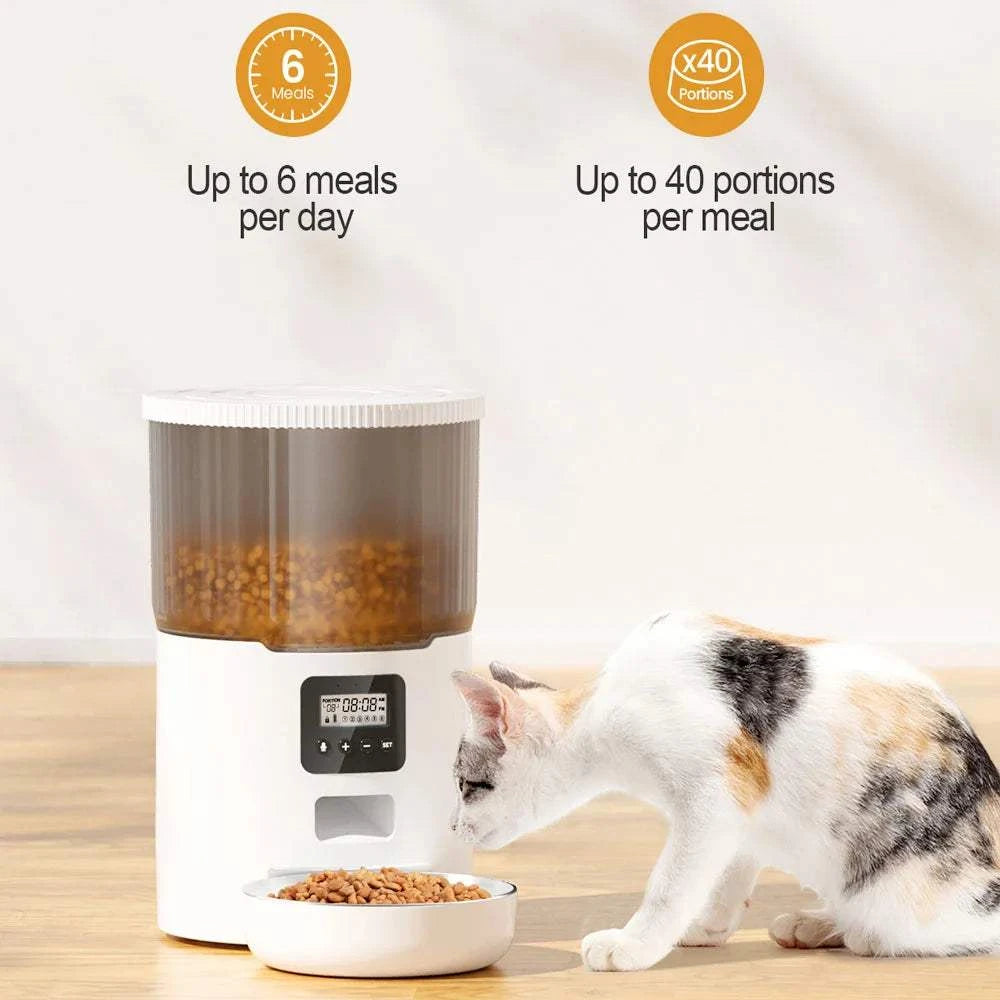 Automatic Pet FeederExpress Global Mart  Keep Your Pets Happy and Healthy with the Automatic Pet Feeder
Ensure your furry friends are always well-fed and happy with the New 4L Automatic Pet Feeder. DesignedAutomatic Pet FeederDSers