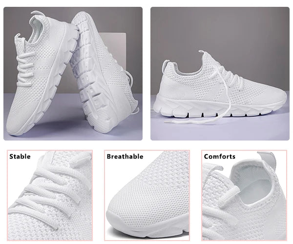 Lightweight Casual Men's Shoes Anti-slip Comfort Breathable Sneakers Outdoor Running Shoes for Men Push Size Mesh Footwear