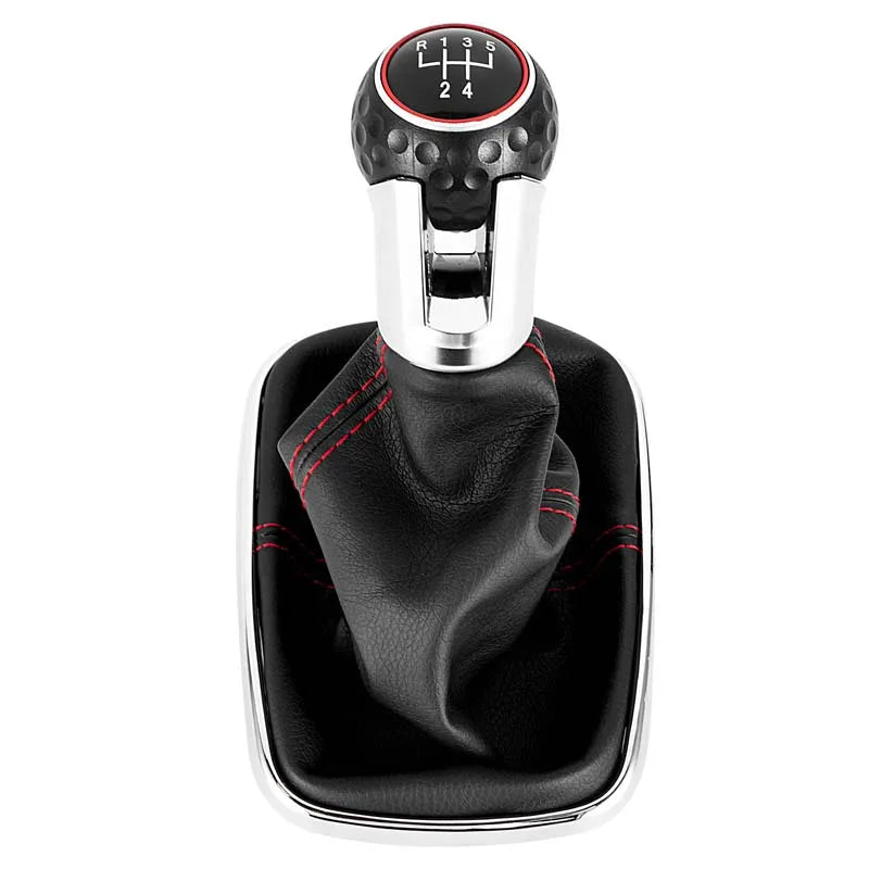 New Car 5/6 Speed 12mm Gear Shift Knob Lever Shifter Gaiter Boot for Volkswagen VW Golf Bora Jetta GTi MK4 Interior Accessories