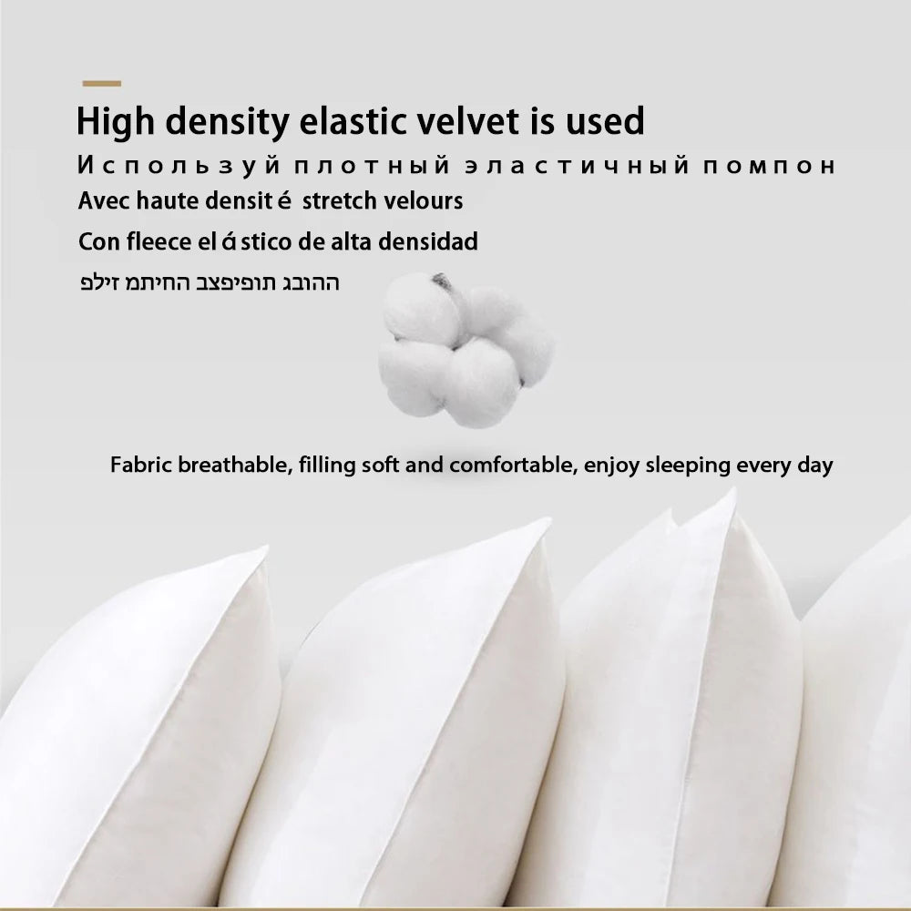 Bed Pillows for Sleeping Microfiber Pillow Hotel Collection Pillow Core Cushion Core Neck Spine Protection Cushion Filling 1PC