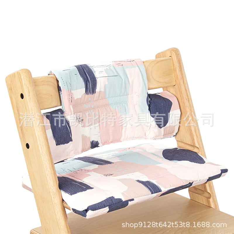 Soft Highchair Cushion Cartoon Baby Growth Chair Cushion Suitable For Stokke Children's Dining Chair Anti-dirt Cushion