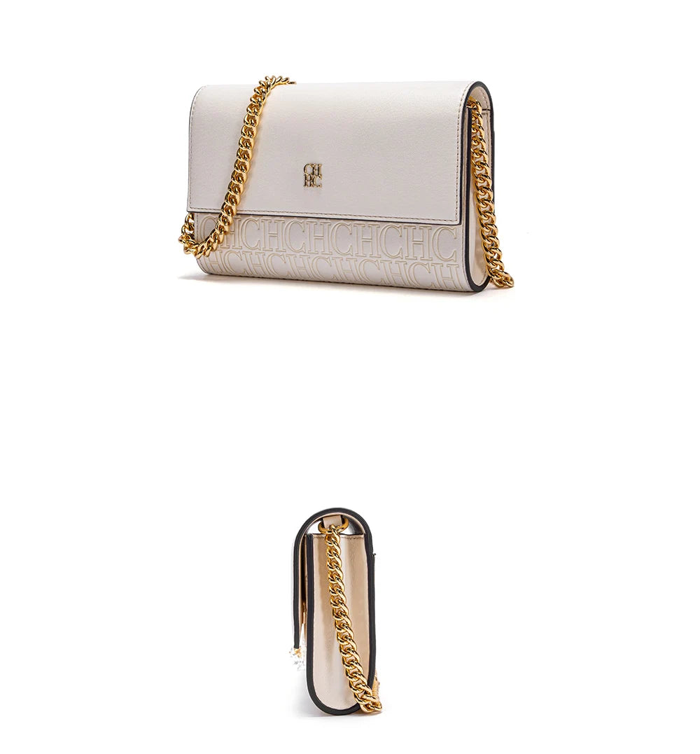 CH Ladies Chain Bag Exquisite Craftsmanship Light Luxury Design New 2024 Chain Bag Letter Element Women's Crossbody Bag