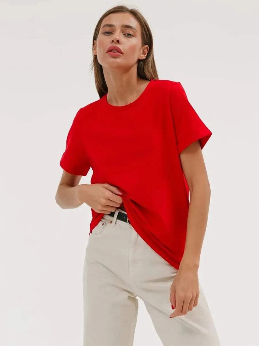 Fashionable Women'Express Global Mart  Elevate Your Casual Style with Our Fashionable Women's T-shirt!
Indulge in effortless elegance and comfort with our Fashionable Women's T-shirt, the perfect additionFashionable Women's T-shirtDSers