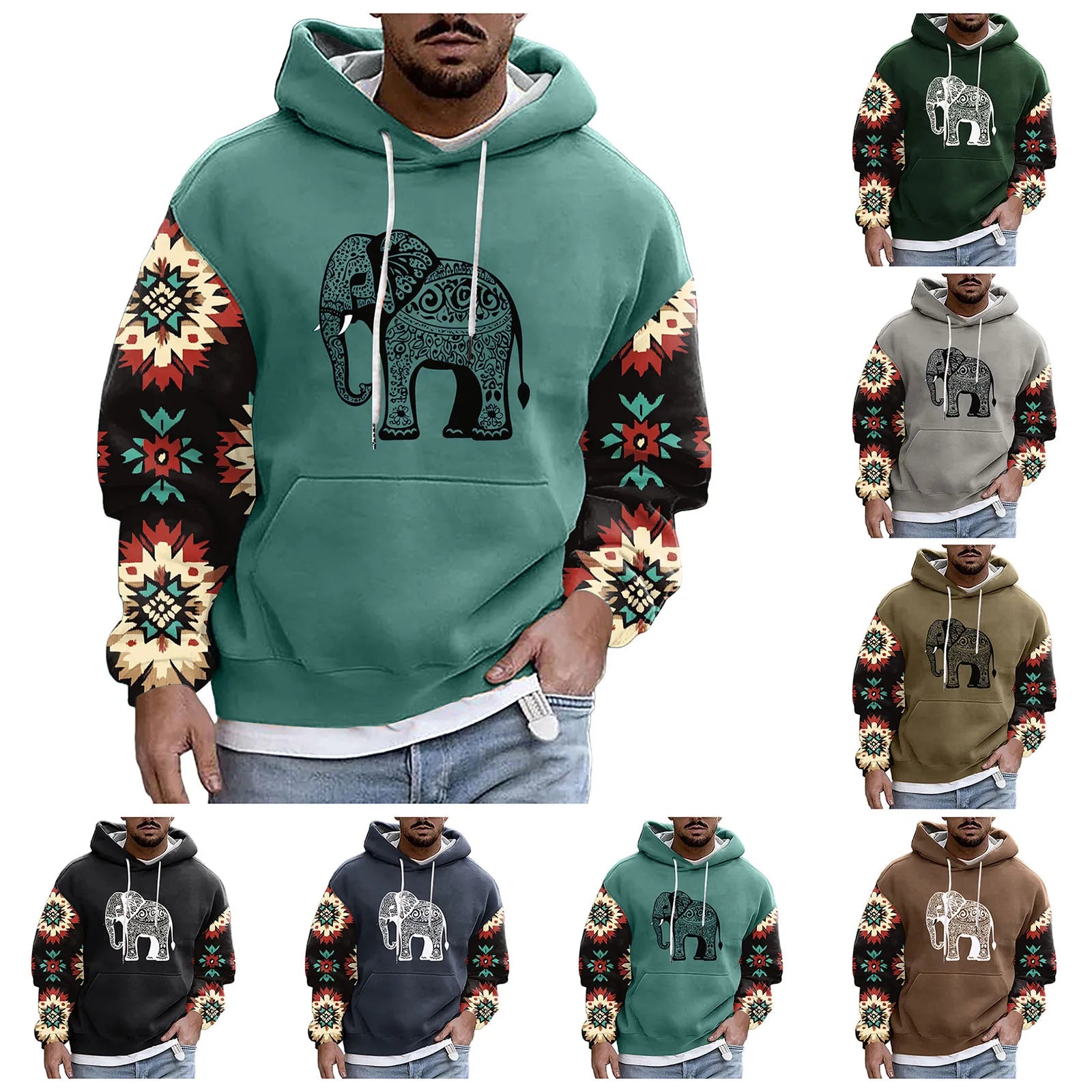 Autumn Winter Hoodies American Retro Patchwork 3d Printed Hooded Sweatshirt Big Pockets Drawstring Pullover Men'Express Global Mart  SPECIFICATIONSBrand Name: NoEnName_NullHign-concerned Chemical: NoneSleeve Length(cm): short（4-16inch）Material: POLYESTERApplicable Season: springStyle: CasualApplicMen'S Autumn Winter Hoodies American Retro Patchwork 3d Printed HoodedExpress Global Mart 