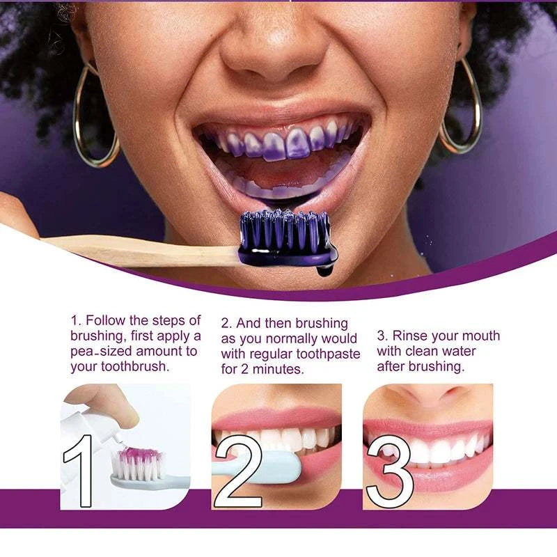 Purple Whitening ToothpasteExpress Global Mart  ✨🦷 Transform Your Smile with Purple Whitening Toothpaste! 🦷✨
Achieve a dazzling, white smile with our revolutionary Purple Whitening Toothpaste. Specially formulatPurple Whitening ToothpasteDSers