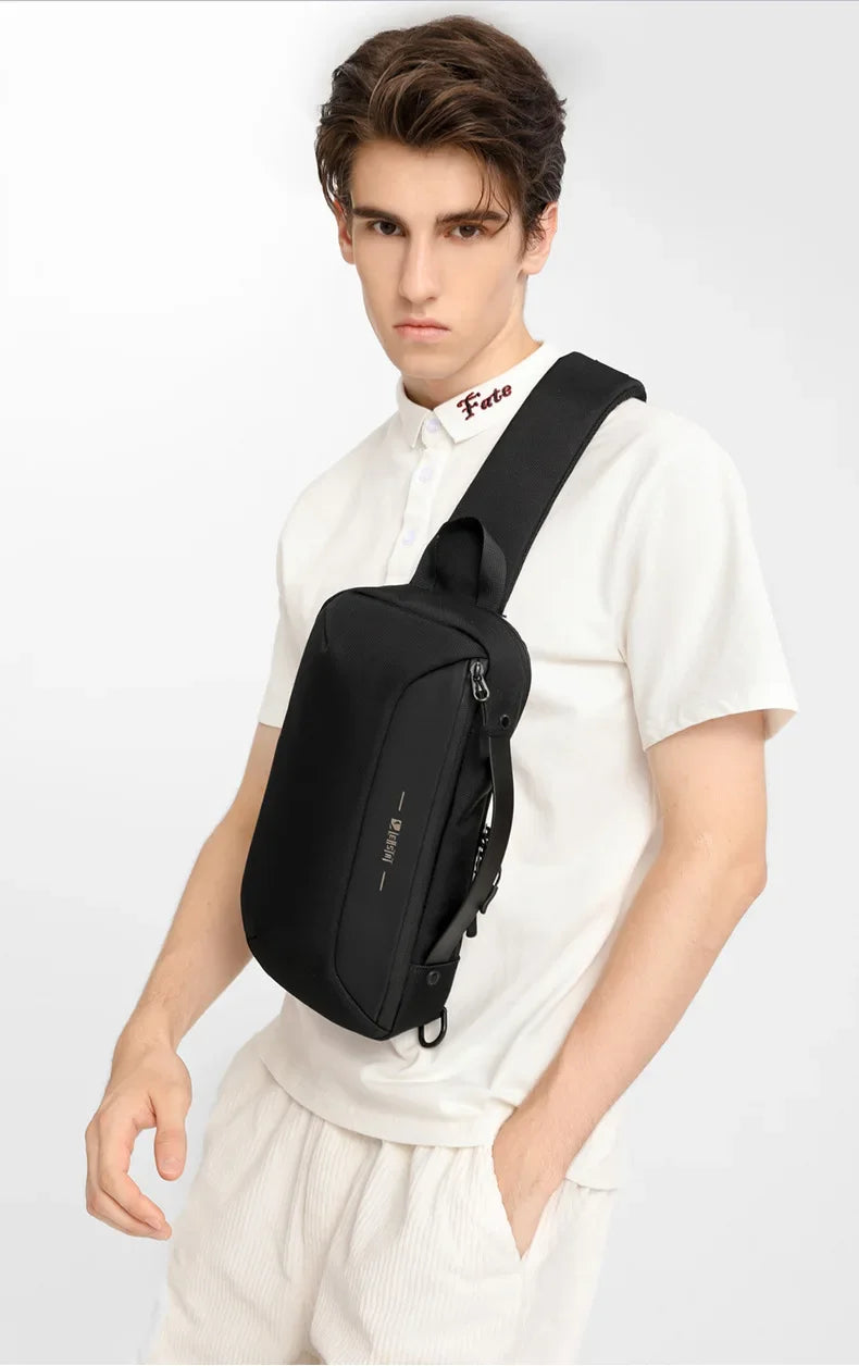 Men Anti-theft Multifunction USB Shoulder Bag Waterproof Travel Messenger Crossbody Sling Chest Bag PackExpress Global Mart  SPECIFICATIONSBrand Name: OZUKOOrigin: Mainland ChinaHign-concerned Chemical: noneMain Material: OxfordLining Material: POLYESTERShape: FLAPStyle: fashionPattern TypMen Anti-theft Multifunction USB Shoulder Bag Waterproof Travel MessenExpress Global Mart 