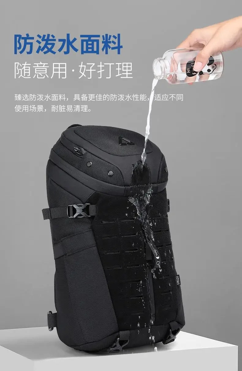 Ozuko Anti-Theft Short Travel Messenger Sling  Cross bag men Waterproof USB Man Crossbody Bag Fashion Designer Chest Bag