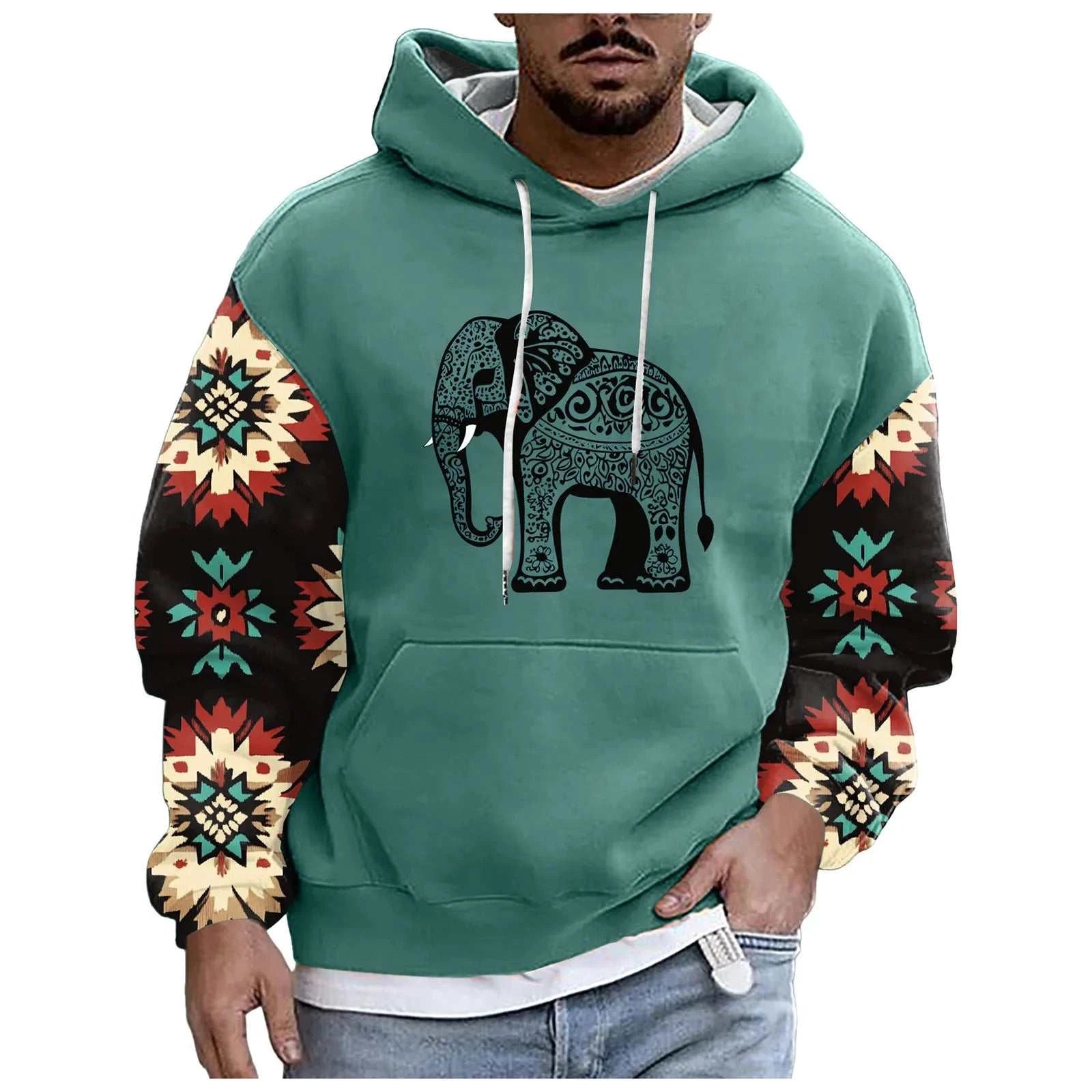 Autumn Winter Hoodies American Retro Patchwork 3d Printed Hooded Sweatshirt Big Pockets Drawstring Pullover Men'Express Global Mart  SPECIFICATIONSBrand Name: NoEnName_NullHign-concerned Chemical: NoneSleeve Length(cm): short（4-16inch）Material: POLYESTERApplicable Season: springStyle: CasualApplicMen'S Autumn Winter Hoodies American Retro Patchwork 3d Printed HoodedExpress Global Mart 